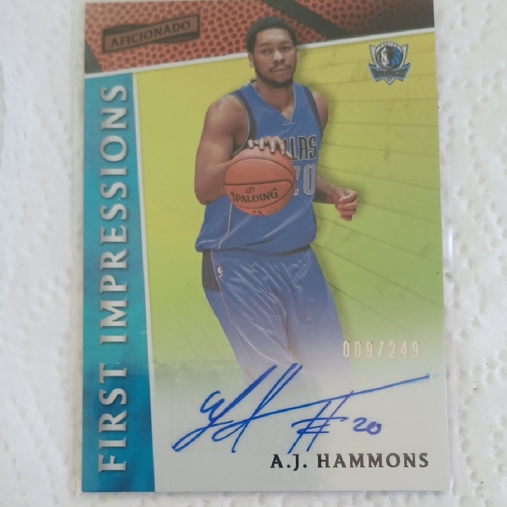 A.J. Hammons First Impressions Basketball Card